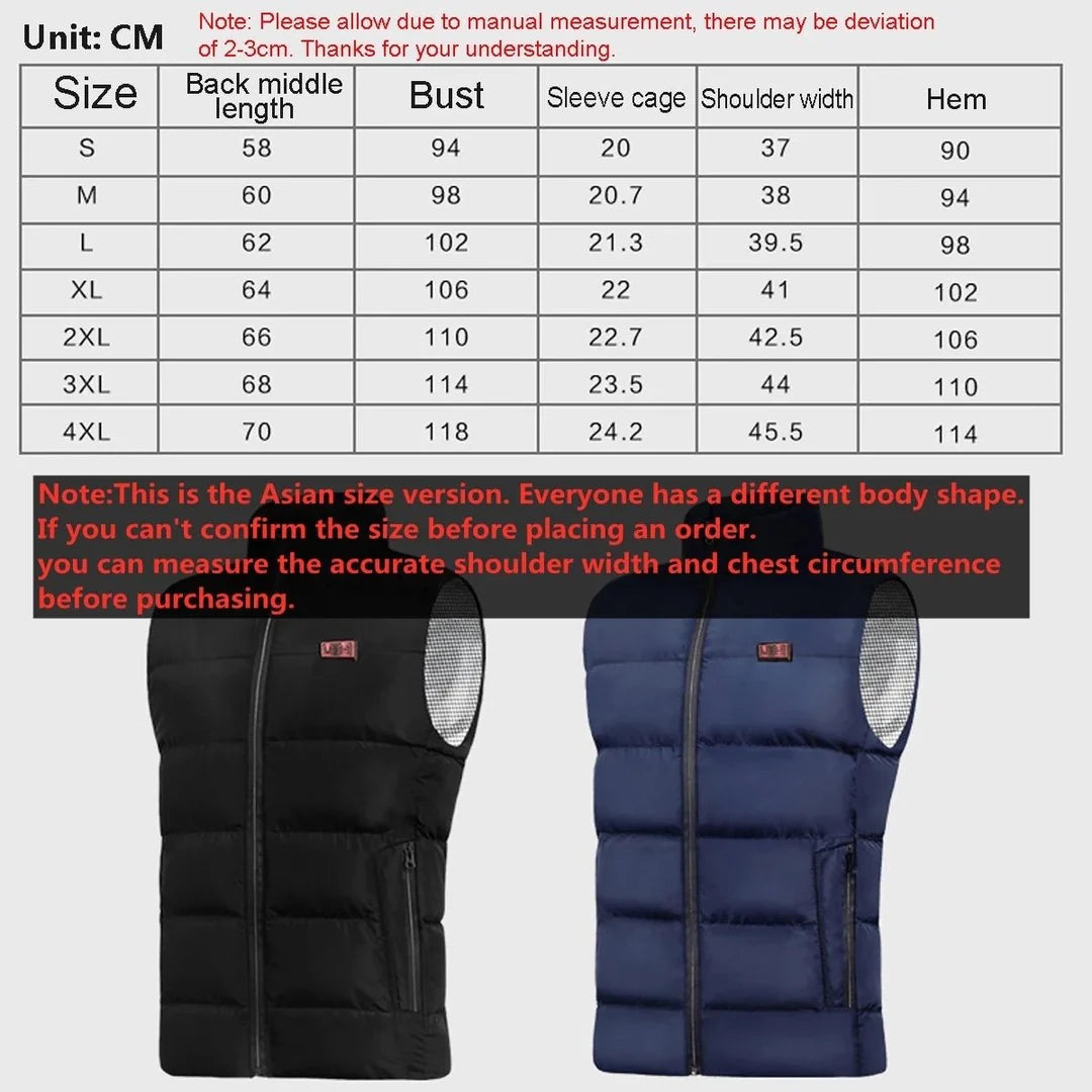 Smart Heated Vest Black