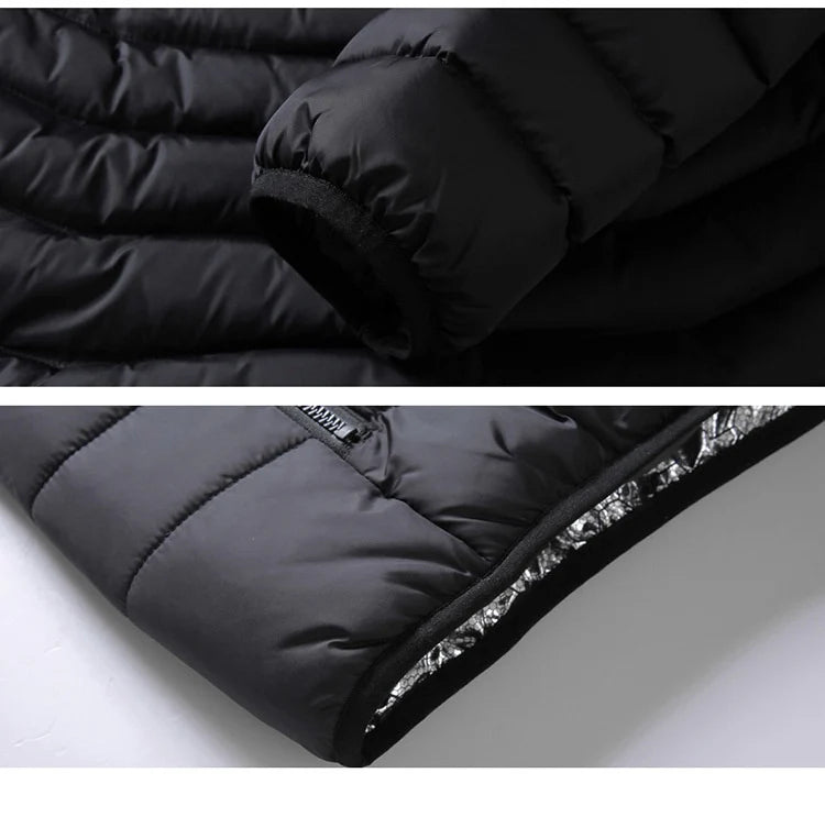 Heated Puffer Jacket Black