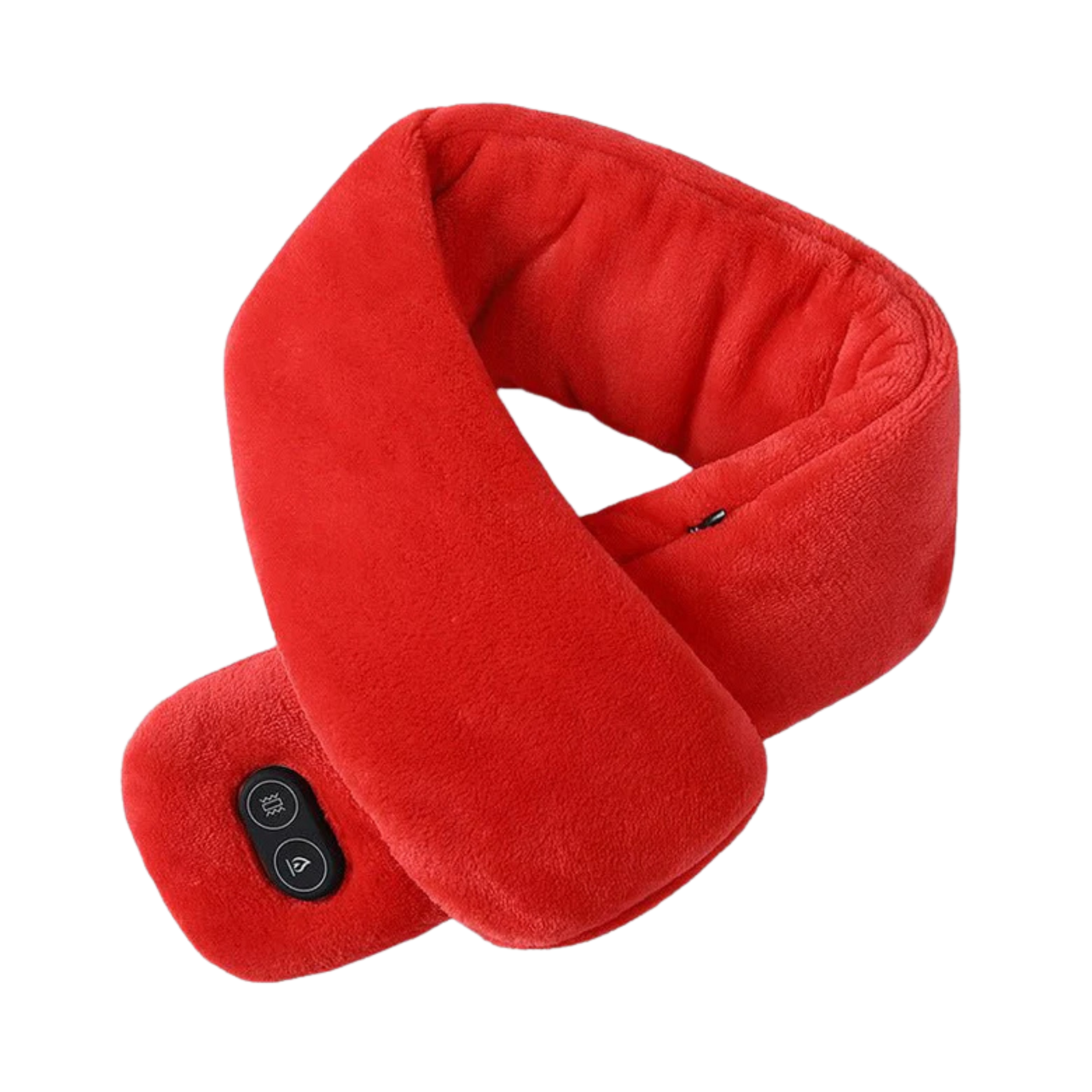 Heated Massage Scarf Red