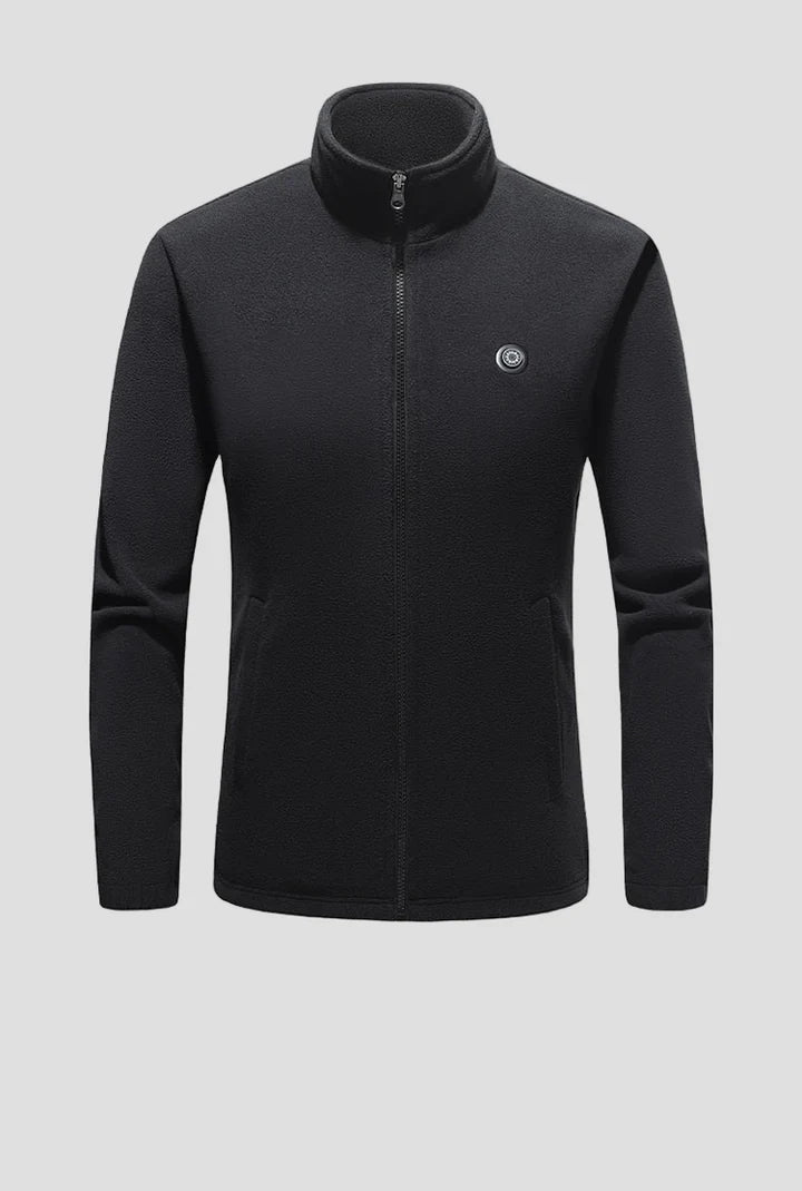 Heated Fleece Jacket Black