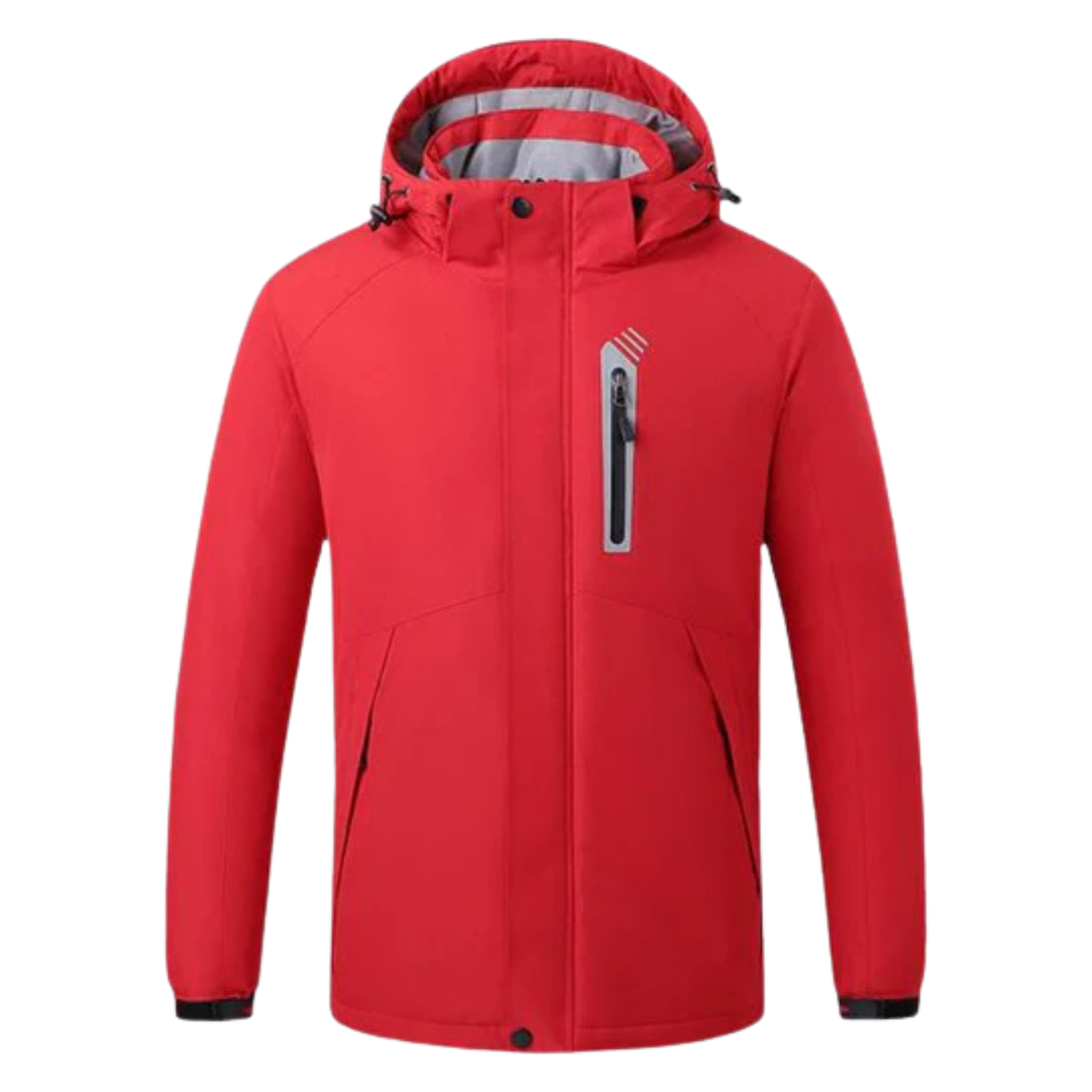 Heated Ski Jacket Red