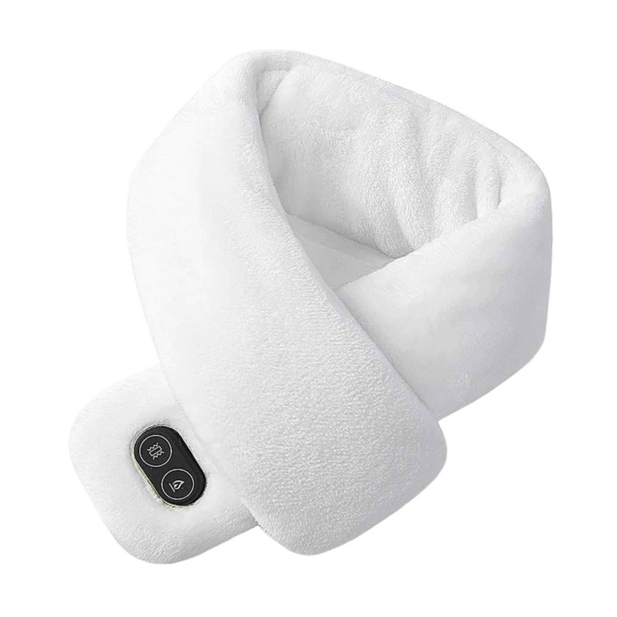 Heated Massage Scarf White