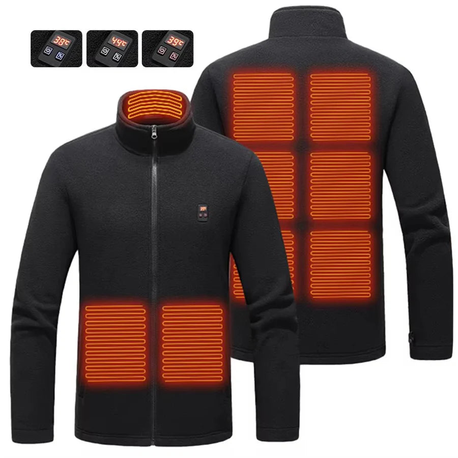 Heated Fleece Jacket 9 Area