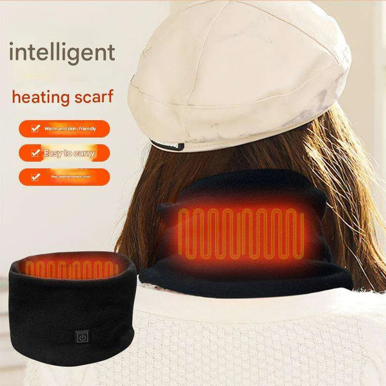 Heated Neck Warmer Grey
