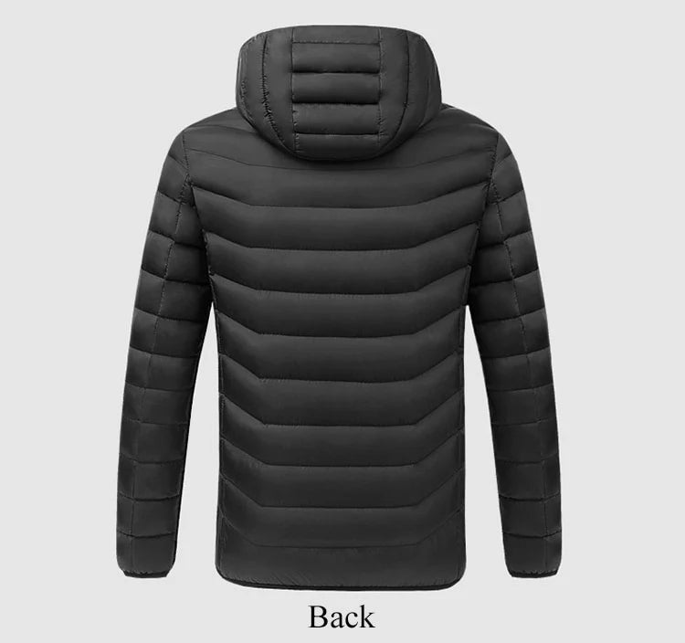 Heated Puffer Jacket Black