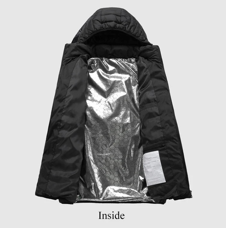 Heated Puffer Jacket Black