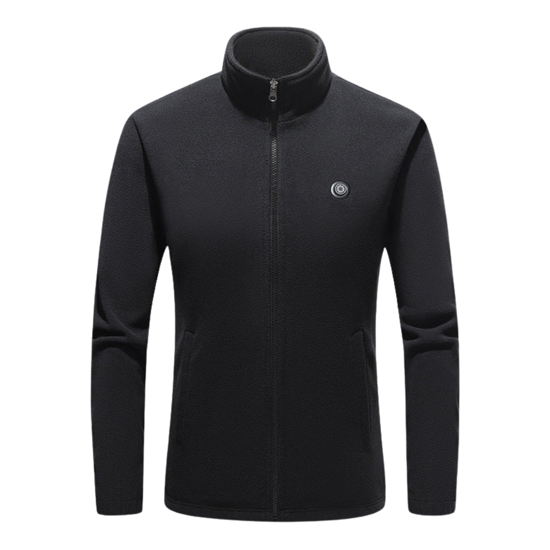 Heated Fleece Jacket Black