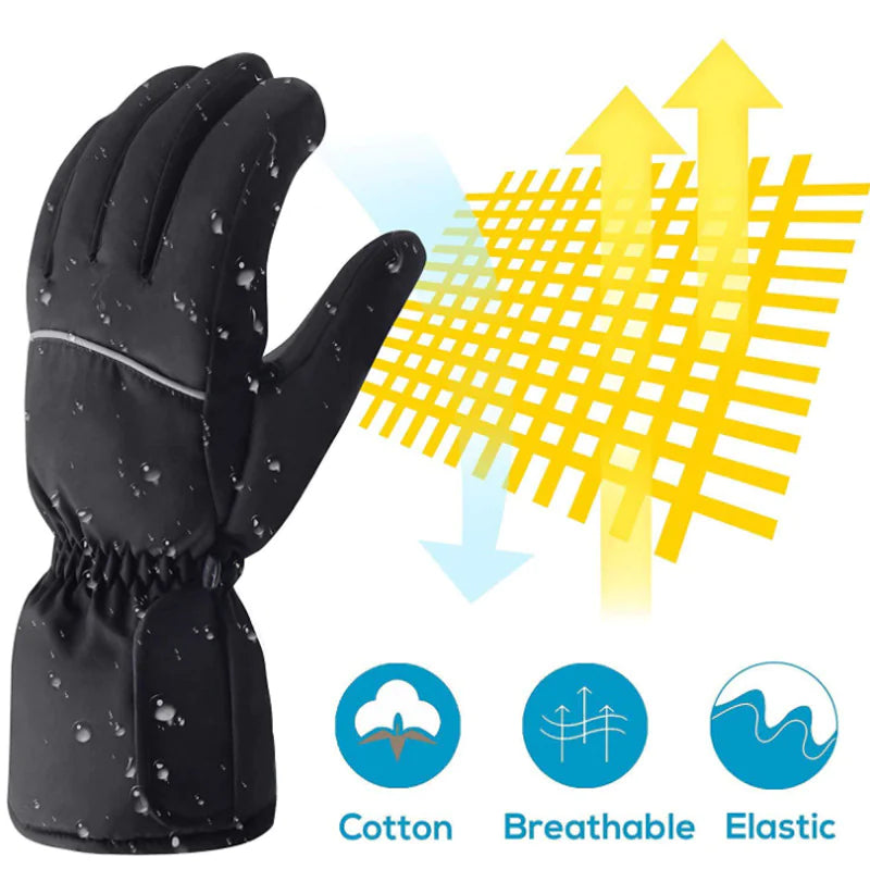 Heated Gloves Black