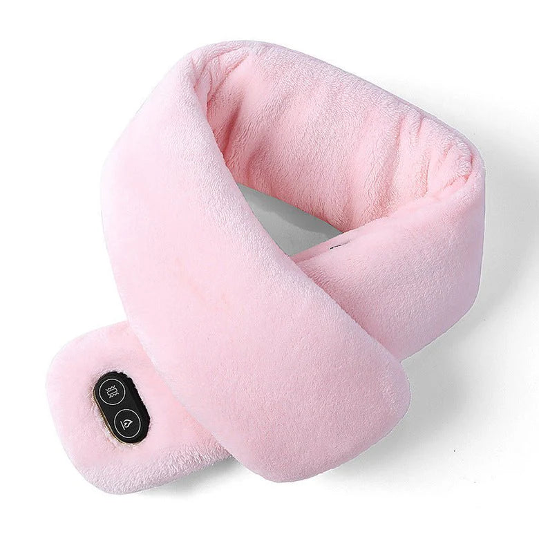 Heated Massage Scarf Pink