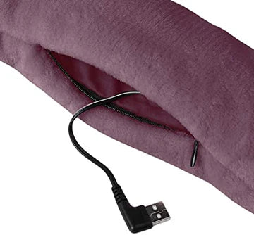 Heated Massage Scarf Red